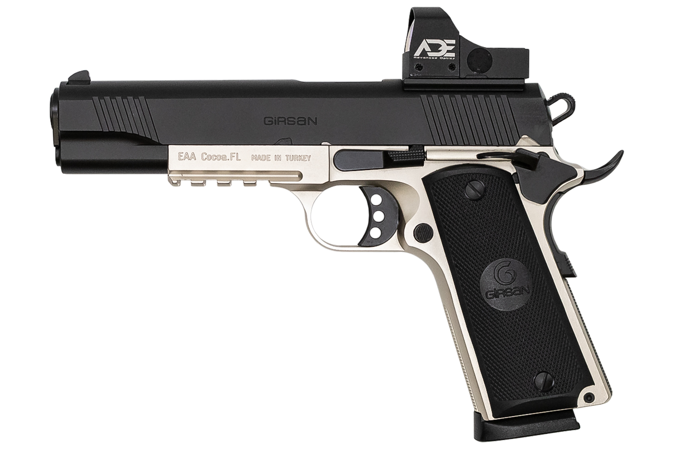 Girsan MC1911S Government 45ACP Two-Tone Pistol with 5MOA Red Dot