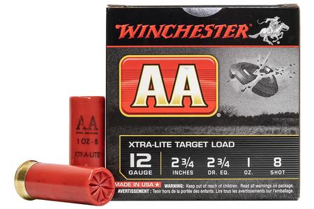 WINCHESTER AMMO 12 Gauge 2-3/4 in 1 oz 8-Shot AA Xtra-Lite Target Load 25/Box