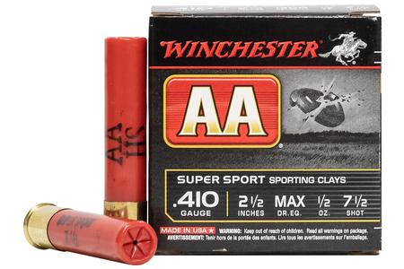 WINCHESTER AMMO .410 Gauge 2-1/2 in 1/2 oz 7-1/2 Shot AA Super Sport 25/Box