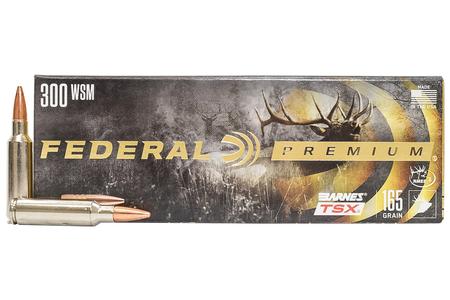 Federal 300 WSM 165 gr Barnes TSX Hollow Point 20/Box