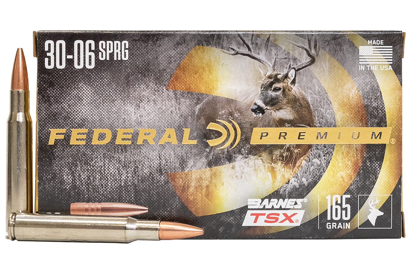 Federal 30 06 Springfield 165 Gr Barnes Tsx Hollow Point 20 Box