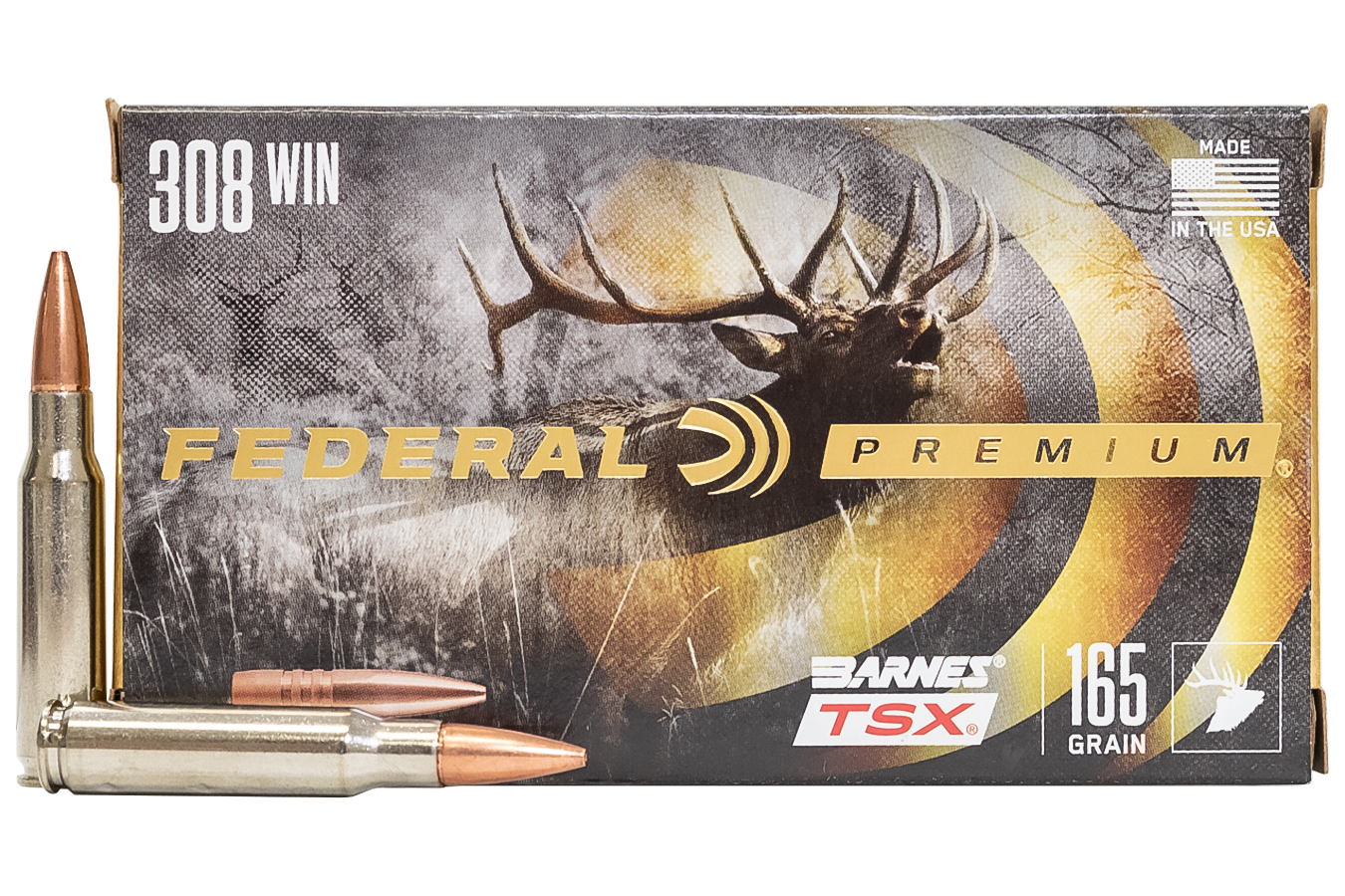 Federal 308 Win 165 Gr Barnes Tsx Hollow Point 20 Box