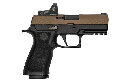 SIG SAUER P320 X-Carry 9mm 17-Round Pistol Two Tone Coyote with ROMEO1 Reflex Sight