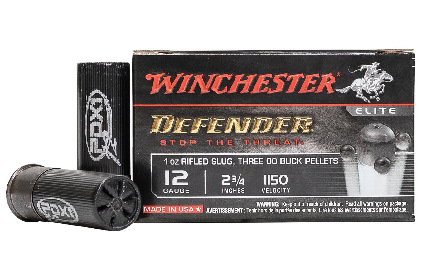 WINCHESTER AMMO 12 GA 2-3/4 IN DEFENDER SLUG