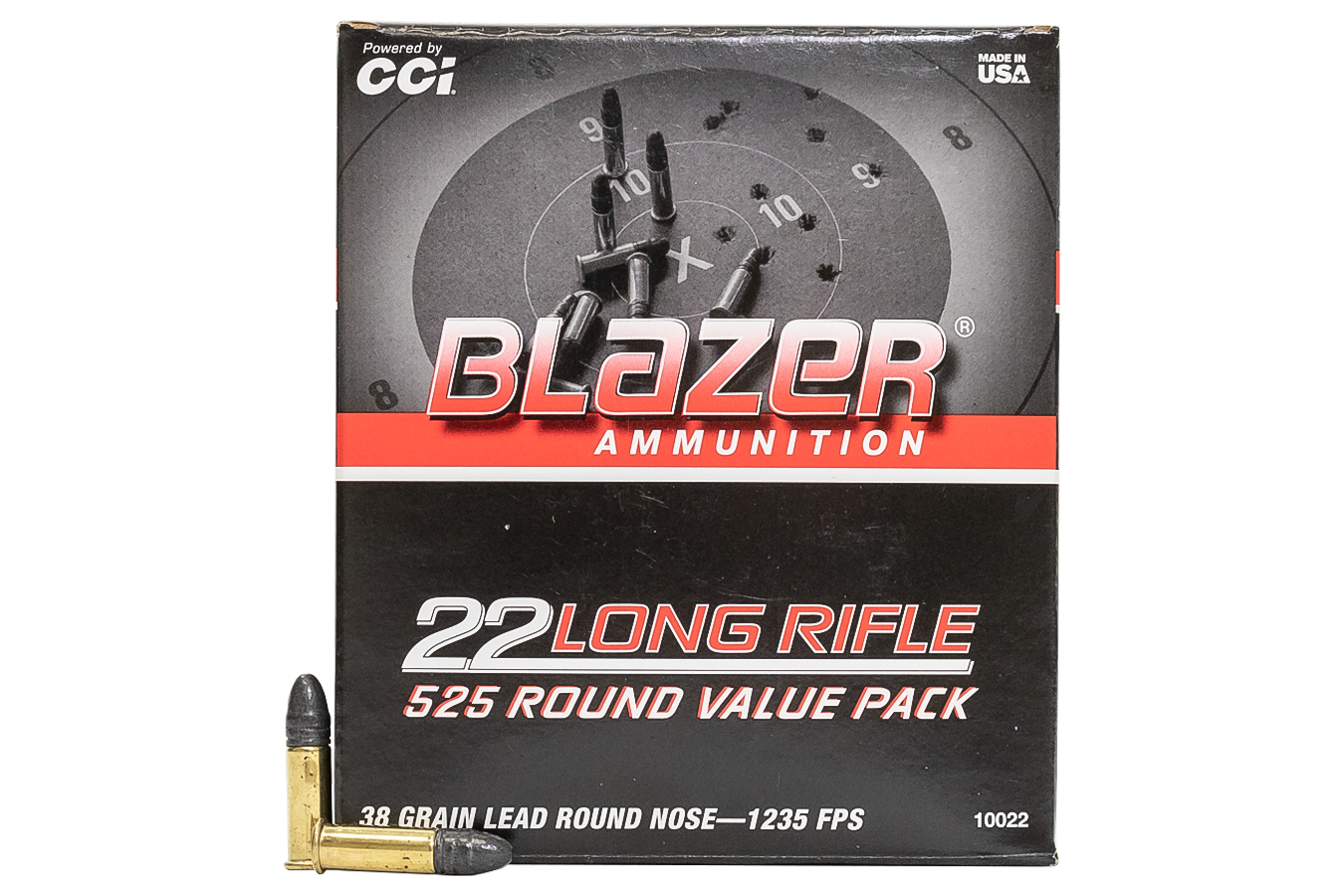 CCI AMMUNITION 22 LR 38 GR LRN 525 BULK PACK