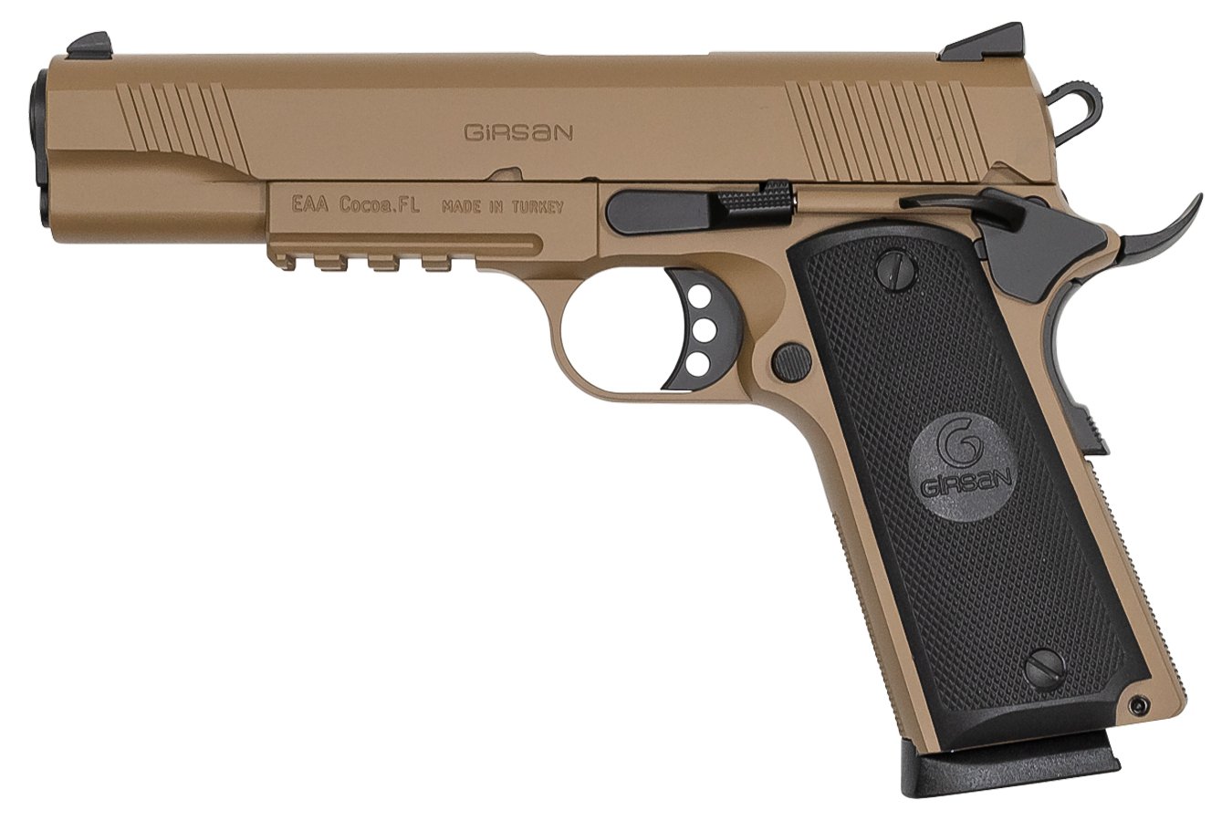  Girsan MC1911S Government 45 ACP Flat Dark Earth Pistol 