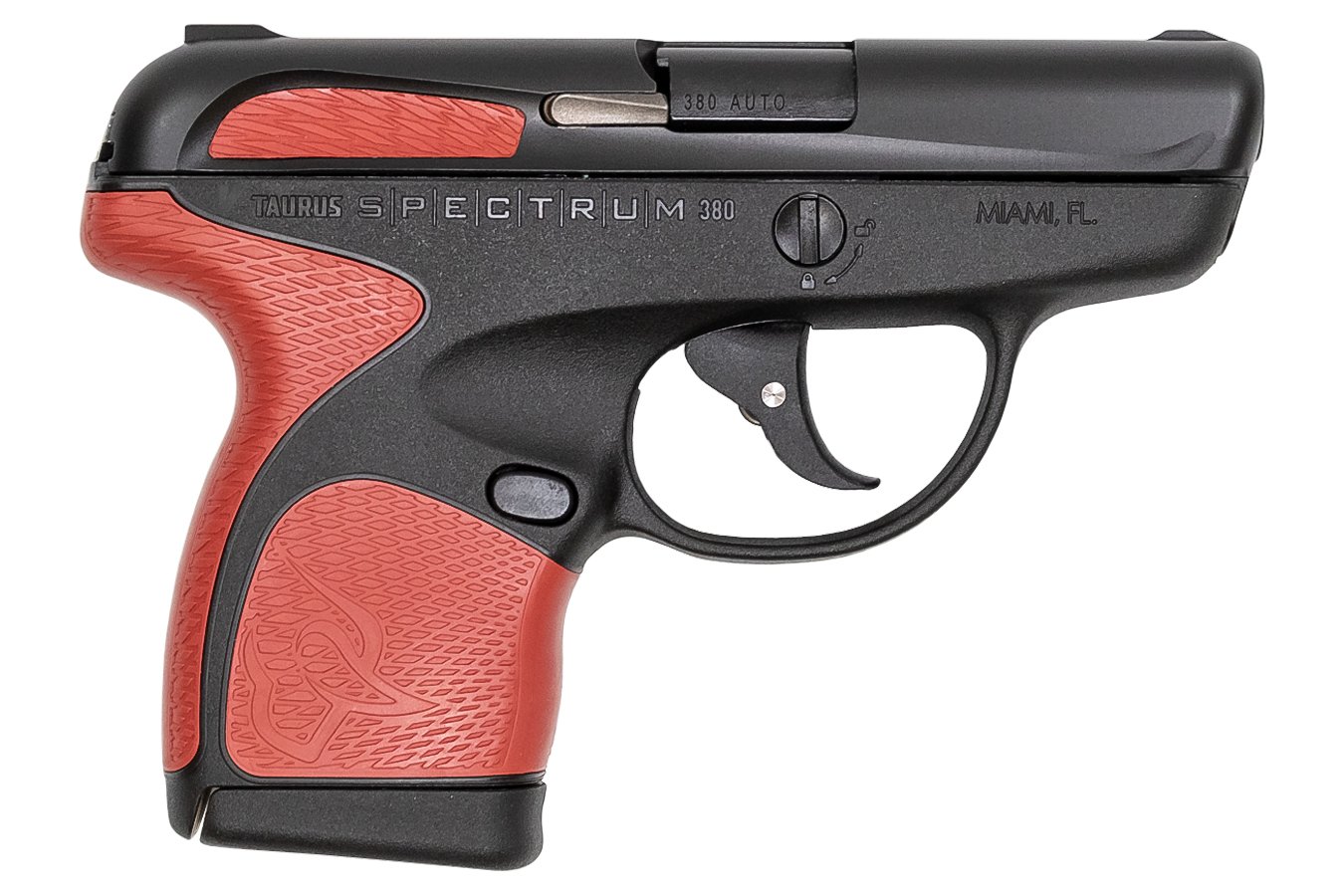 TAURUS SPECTRUM .380 AUTO BLACK/RED