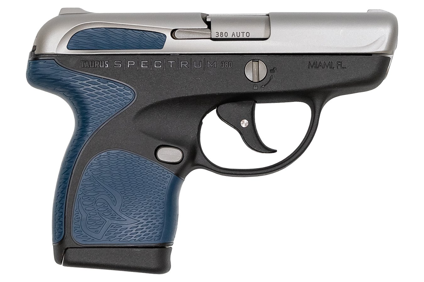 TAURUS SPECTRUM .380 AUTO BLACK/STAINLESS/BLUE