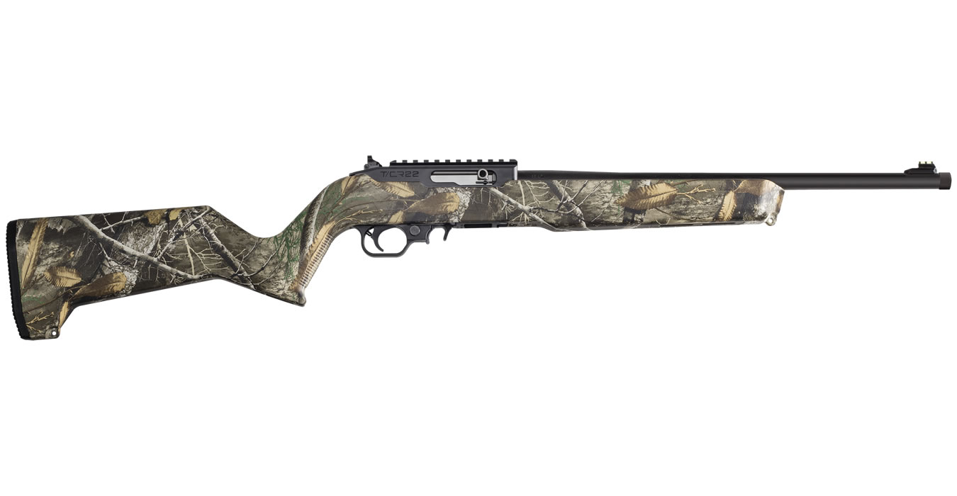 THOMPSON CENTER TCR-22 22LR WITH REALTREE EDGE CAMO STOCK