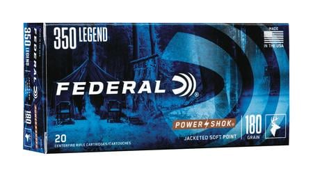 FEDERAL AMMUNITION 350 Legend 180 gr Soft Point Power-Shok 20/Box