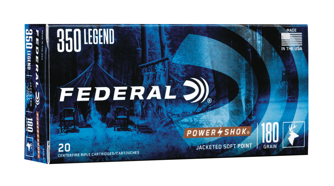 FEDERAL AMMUNITION 350 LEGEND 180 GR SOFT POINT POWER-SHOK