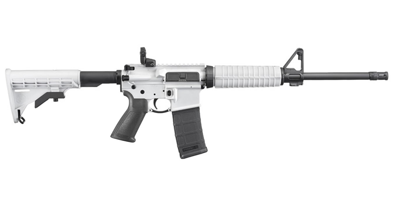 RUGER AR-556 5.56MM NATO WHITE CERAKOTE