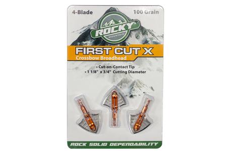 FIRST CUT X CROSSBOW 100 GRAIN 3 PACK