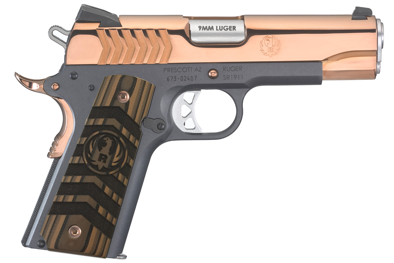 RUGER SR1911 COMMANDER 9MM ROSE GOLD