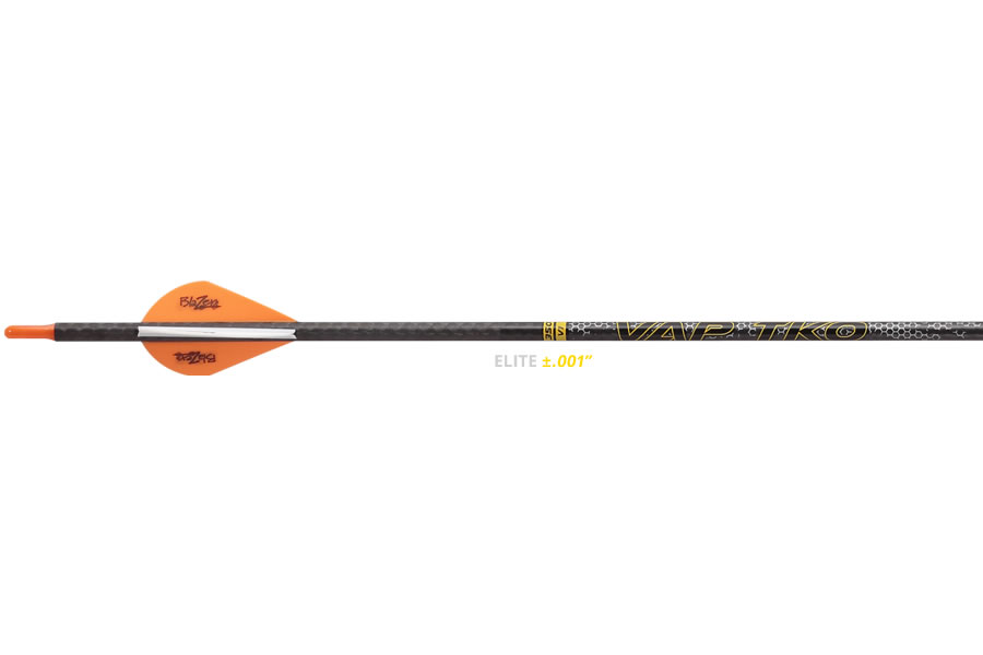 Victory Archery VAP TKO Elite Low Torque 300 Spine Fletched 6 Pack