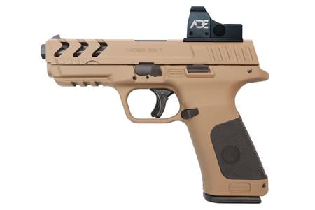 GIRSAN MC28 SA-T Carry Optics 9mm Full-Size Flat Dark Earth Pistol with Red Dot