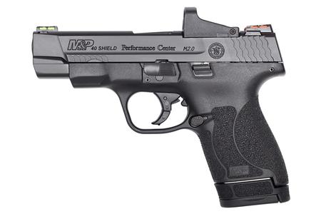SMITH AND WESSON MP40 Shield M2.0 Performance Center 40SW Optics Ready with 4-Inch Barrel and Red