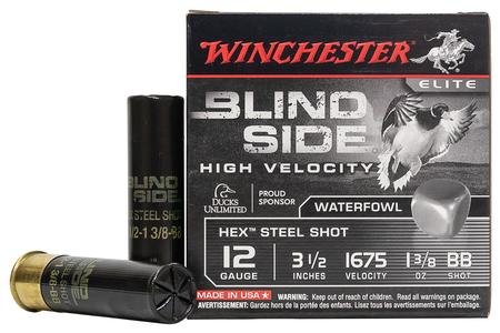 WINCHESTER AMMO 12 GA 3 1/2 Inch 1 3/8 oz Blind Side High Velocity BB Shot 25/Box