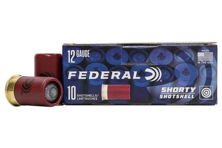 Federal 12 Gauge 1-3/4 in Rifled Slug Shorty Shotshells 10/Box