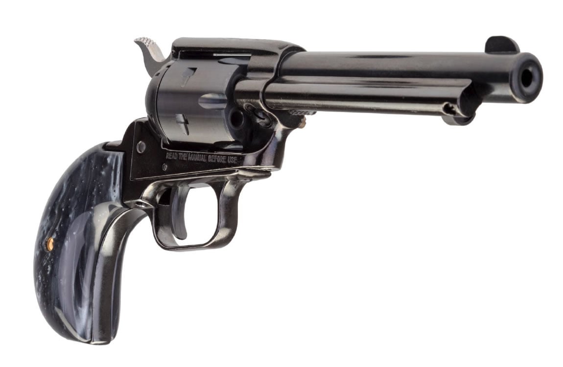 Heritage Rough Rider 22LR/22WMR Combo Revolver with Black Pearl Birds Head Grips