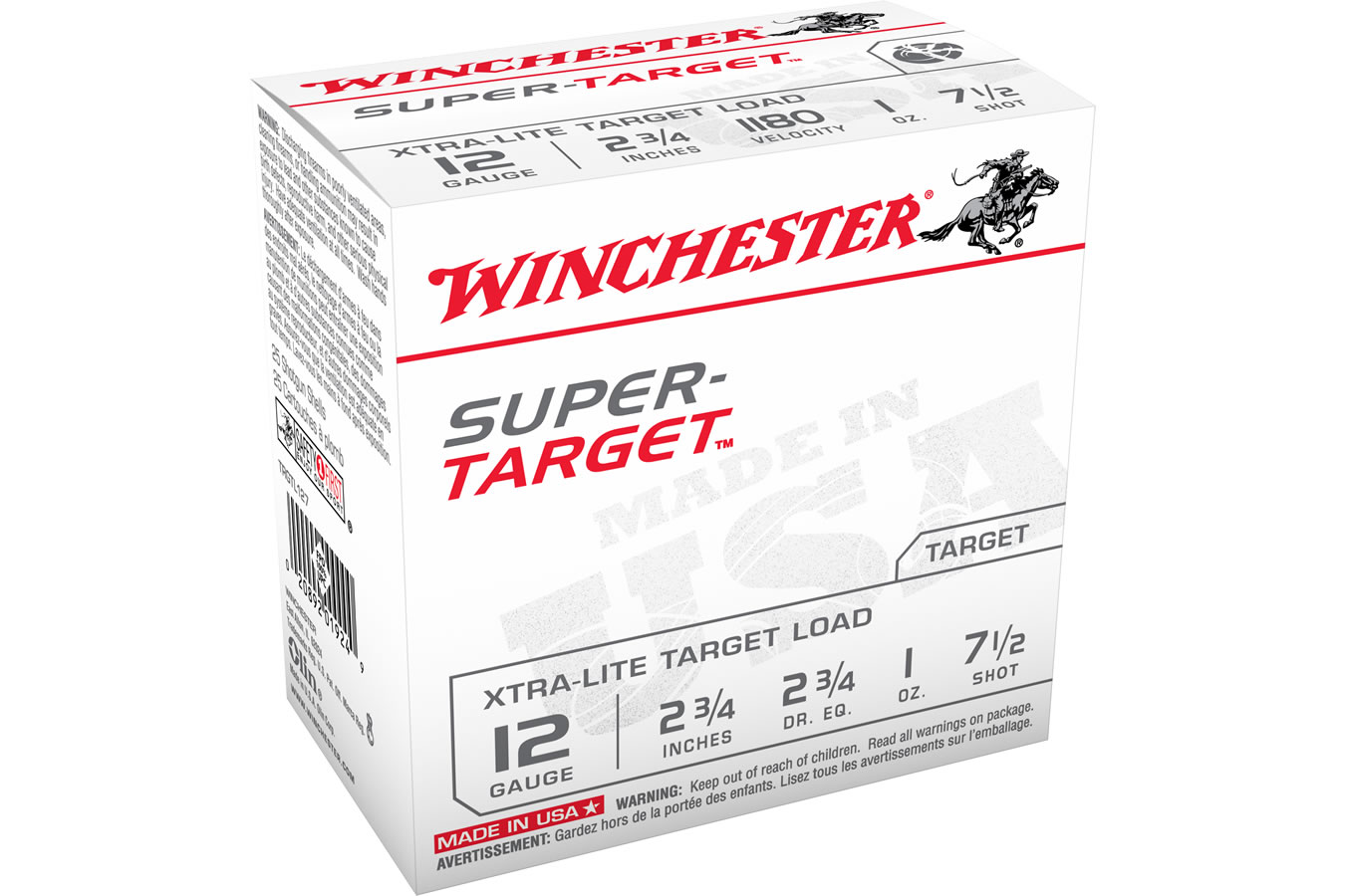 WINCHESTER AMMO 12 GA 2-3/4 IN 2-3/4 DR 1 OZ SUPER TARGET