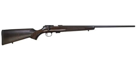 CZ 457 American 22 LR Bolt-Action Rifle with Walnut Stock