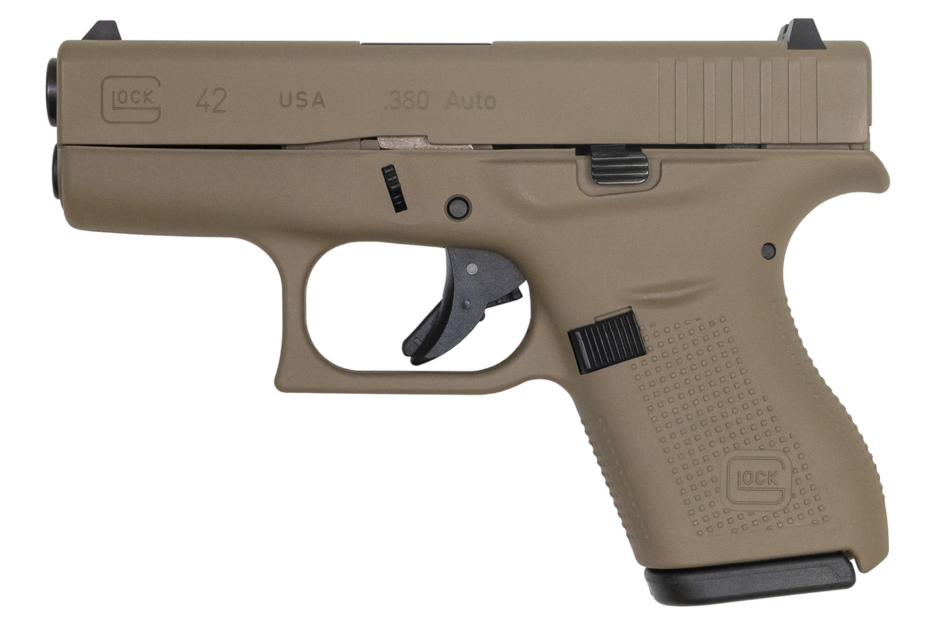 GLOCK 42 380 ACP FDE CERAKOTE