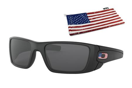 OAKLEY Fuel Cell Flag Collection with Matte Black Frame and Gray Lenses