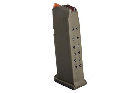 GLOCK 19 9mm OD Green 15-Round Magazine with Orange Follower