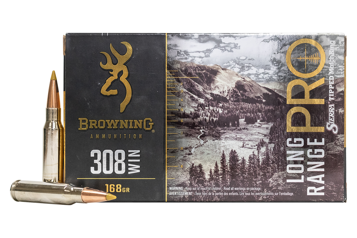 BROWNING AMMUNITION 308 WIN 168 GR MATCH RIFLE