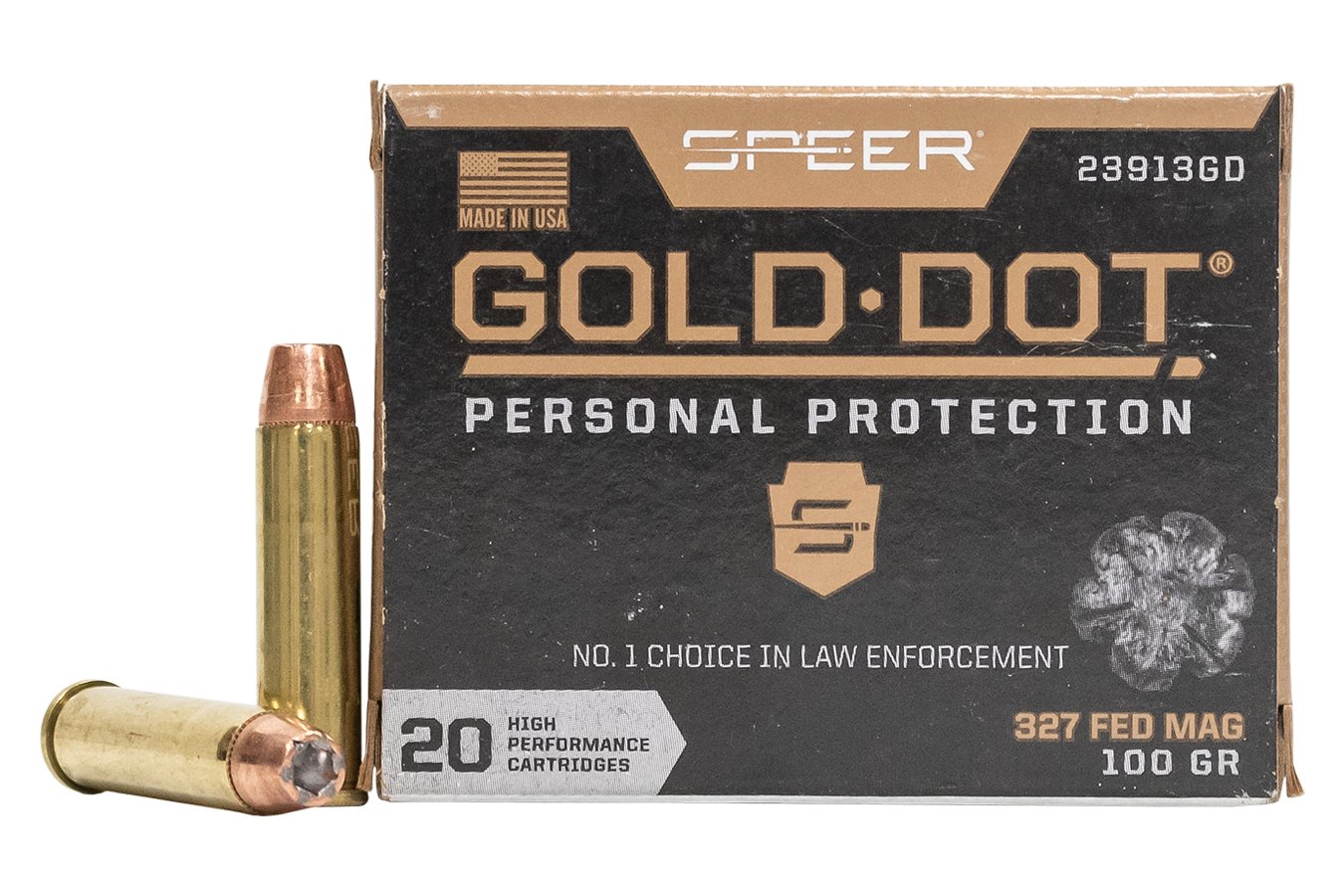 SPEER AMMUNITION 327 FEDERAL 100 GR GDHP