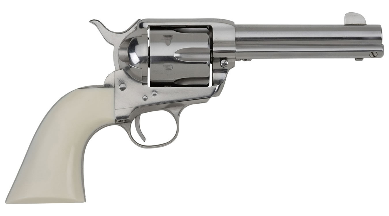 EMF CO 1873 GREAT WESTERN II 45LC DELUXE STAINLESS REVOLVER
