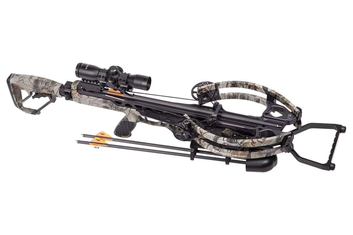 CENTER POINT CP400 CAMO CROSSBOW PACKAGE