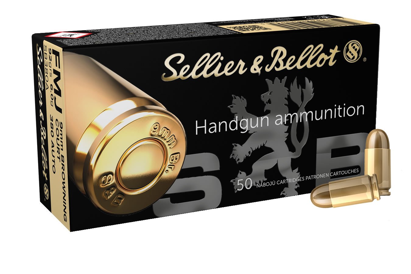 SELLIER AND BELLOT 380 AUTO 92 FMJ