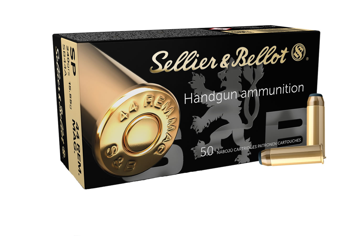 Sellier And Bellot 44 Rem Mag 240 gr Soft Point 50/Box