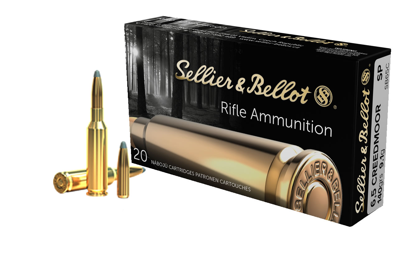 SELLIER AND BELLOT 6.5 CREEDMOOR 140 GR SP