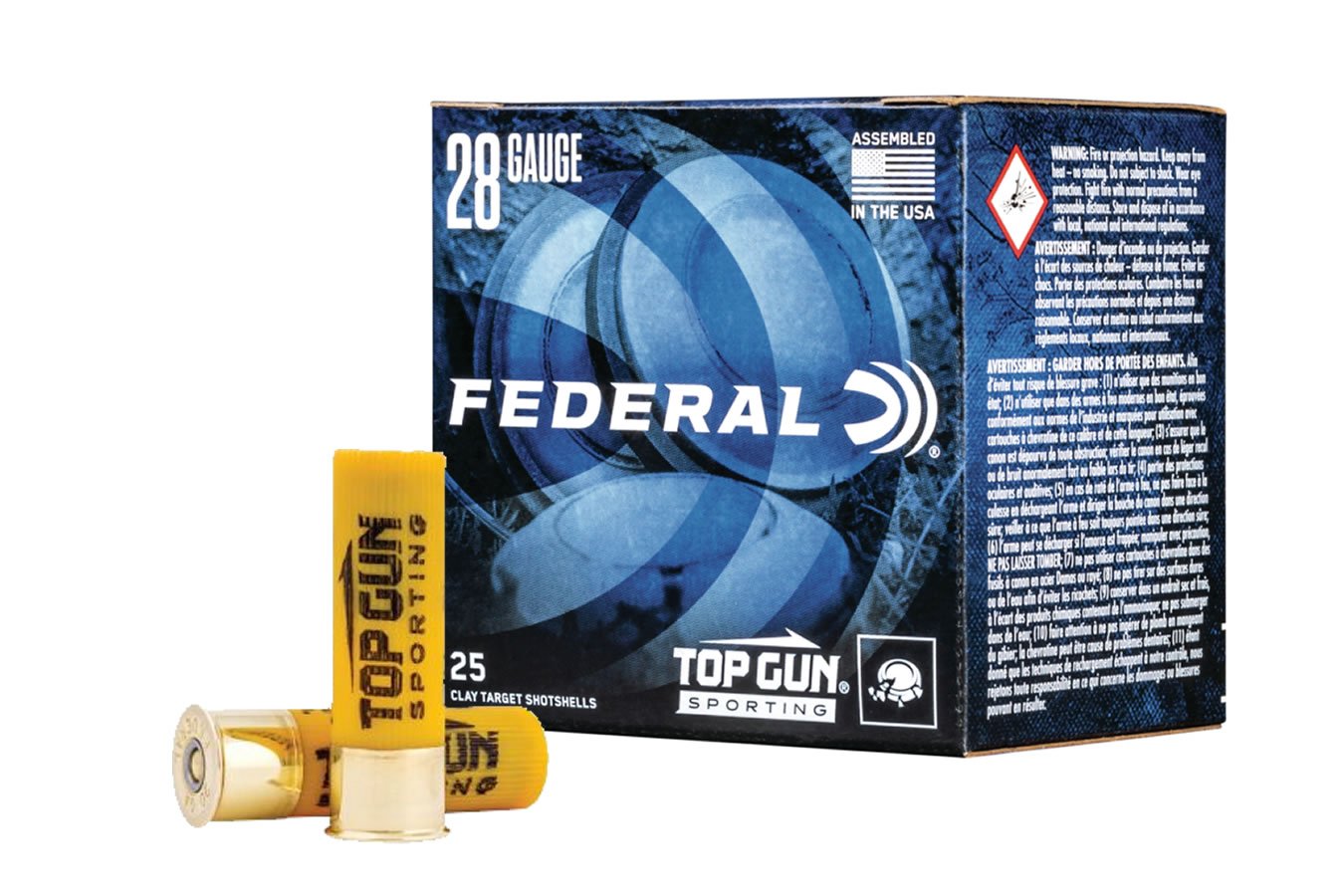 FEDERAL AMMUNITION 28 GA 2 3/4 IN 3/4 OZ 1,330 FPS 9 TOP GUN SPORTING