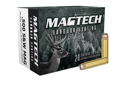 Magtech 500 SW 400GR Semi-Jacketed Soft Point-Flat 20/Box