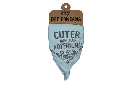 LARGE PET BANDANNA- CUTER THAN YOUR BOYFRIEND
