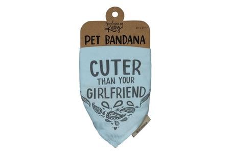 LARGE PET BANDANNA- CUTER THAN YOUR GIRLFRIEND