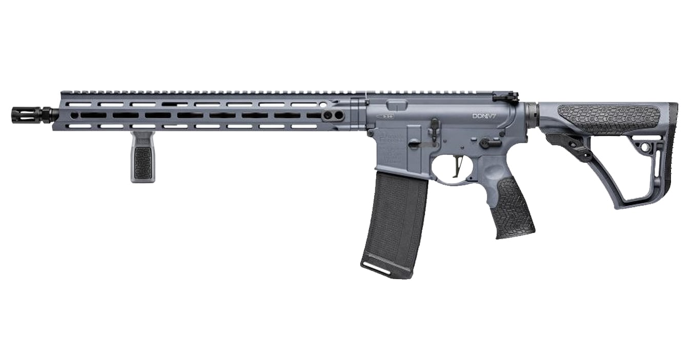 DANIEL DEFENSE DDM4 V7 TORN GRAY 5.56 W/ CMC TRIGGER