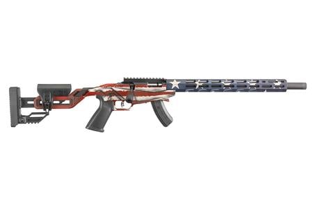 RUGER Precision Rimfire 22LR Bolt Action American Flag Cerakote  Finish