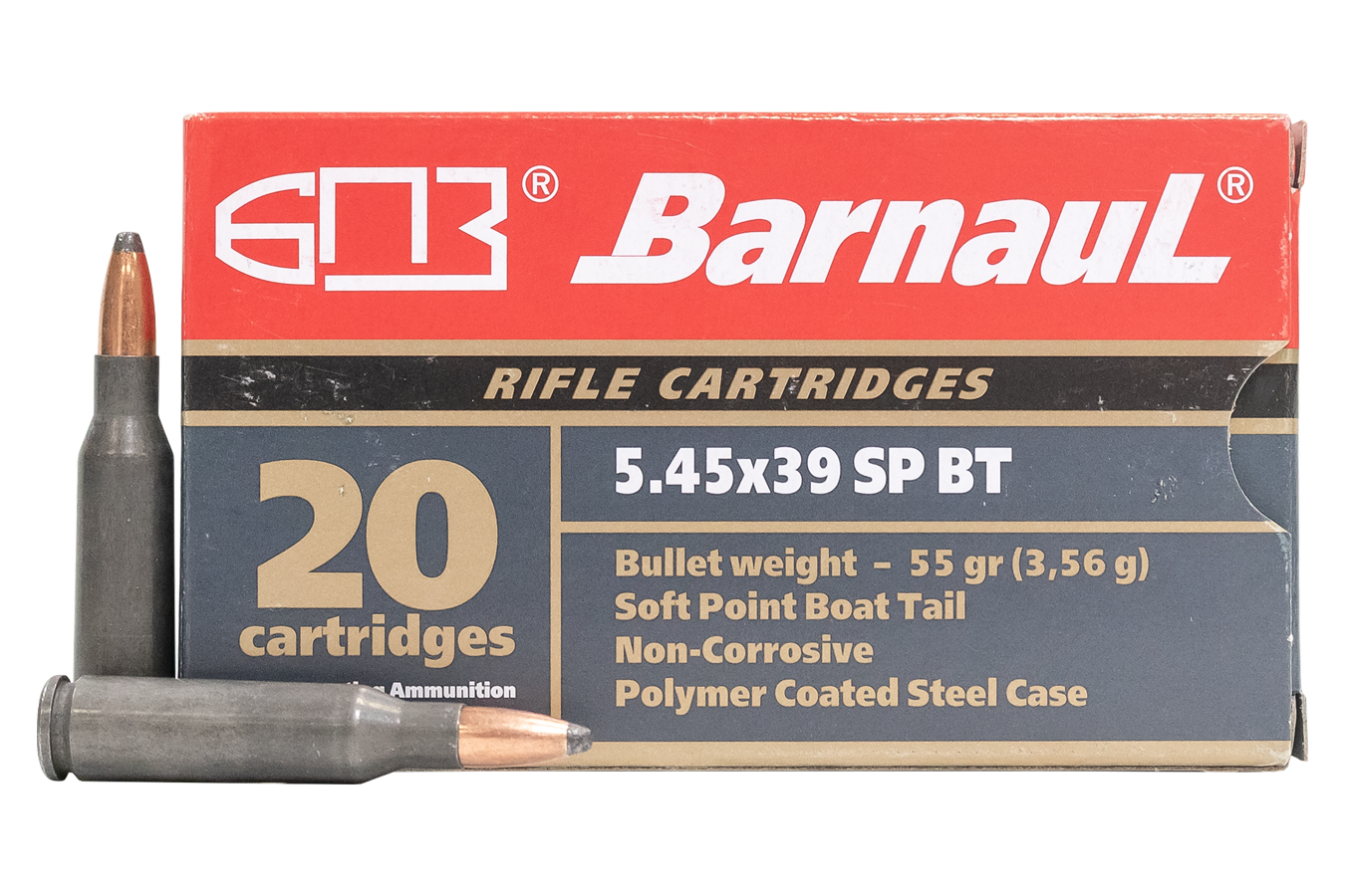 BARNAUL 5.45X39 55 GR SPBT STEEL POLYCOATED CASE