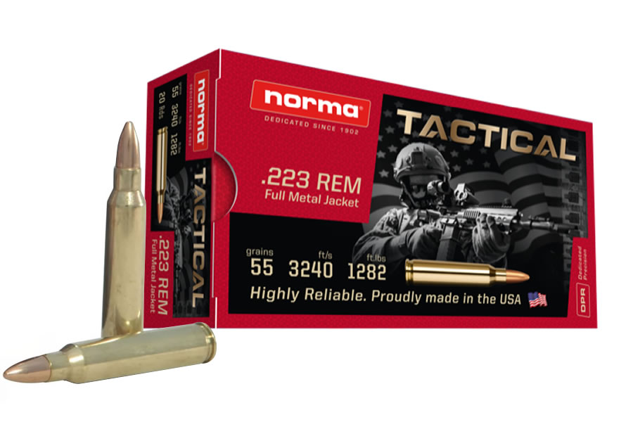 NORMA USA 223 REM 55 GR FMJ