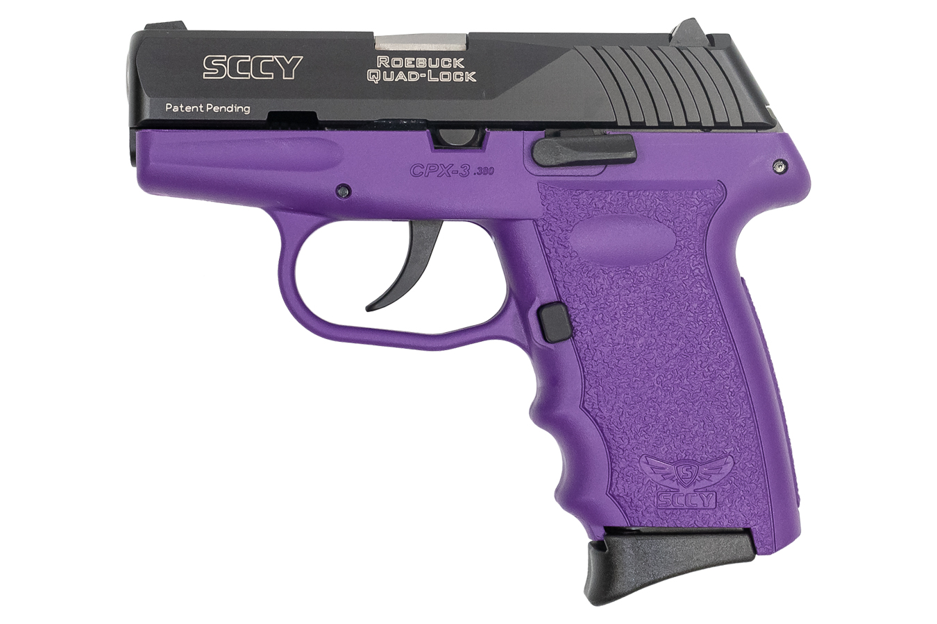 SCCY CPX-3 380 ACP PURPLE FRAME AND BLACK SLIDE