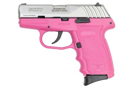 SCCY CPX-3 380 Auto Pink Frame and Stainless Slide
