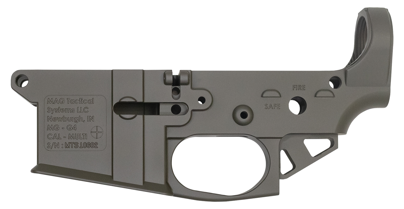 MAG TACTICAL SYSTEMS MGG4 OD GREEN AR-15 ULTRA LIGHTWEIGHT STRIPPED LOWER