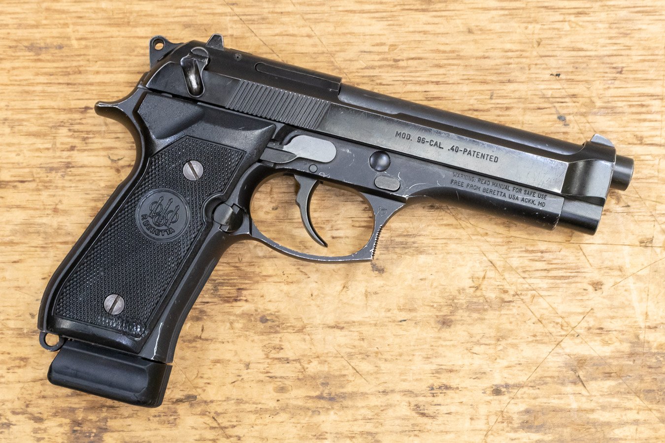 BERETTA 96 40 SW TRADE-IN PISTOL WITH 15-ROUND MAGAZINE