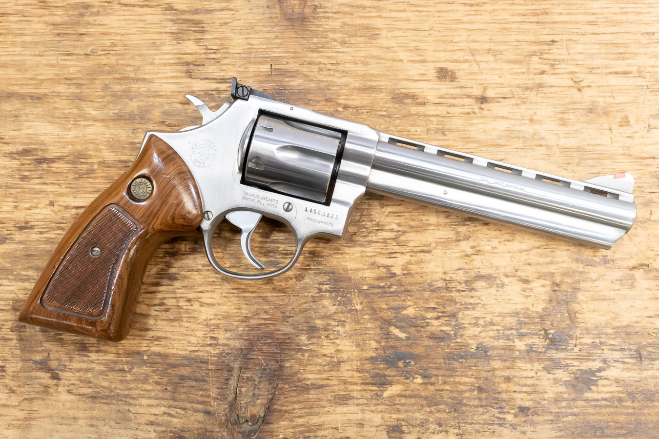Taurus 689VR Stainless 357 Magnum Used Trade-in Revolver ...