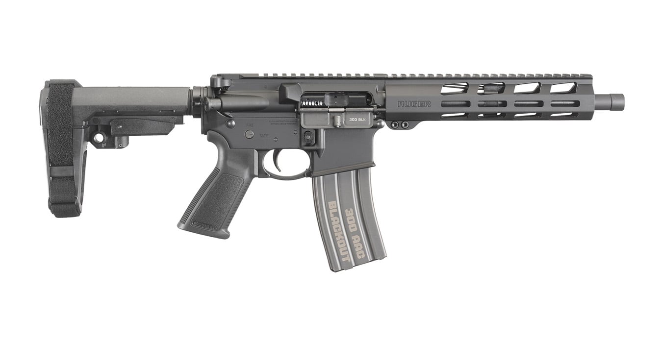 Ruger AR-556 300 Blackout Semi-Automatic Pistol with SB Tactical Stabilizing Brace